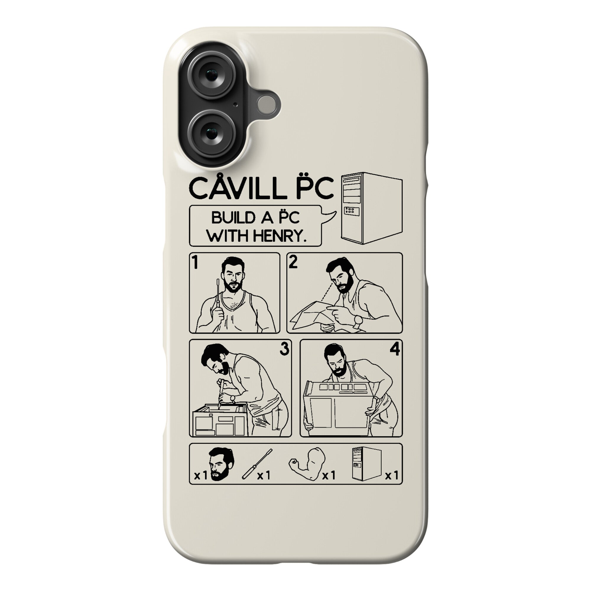 Cavill PC Parody Phone Case
